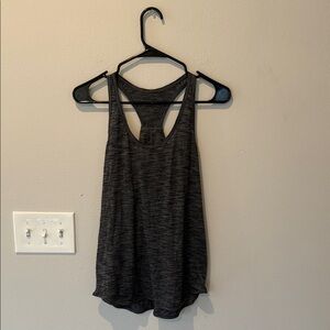 lululemon athletica Heathered Charcoal Racerback Tank